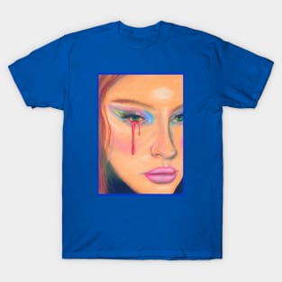 Bleeding Pastel Portrait T-Shirt